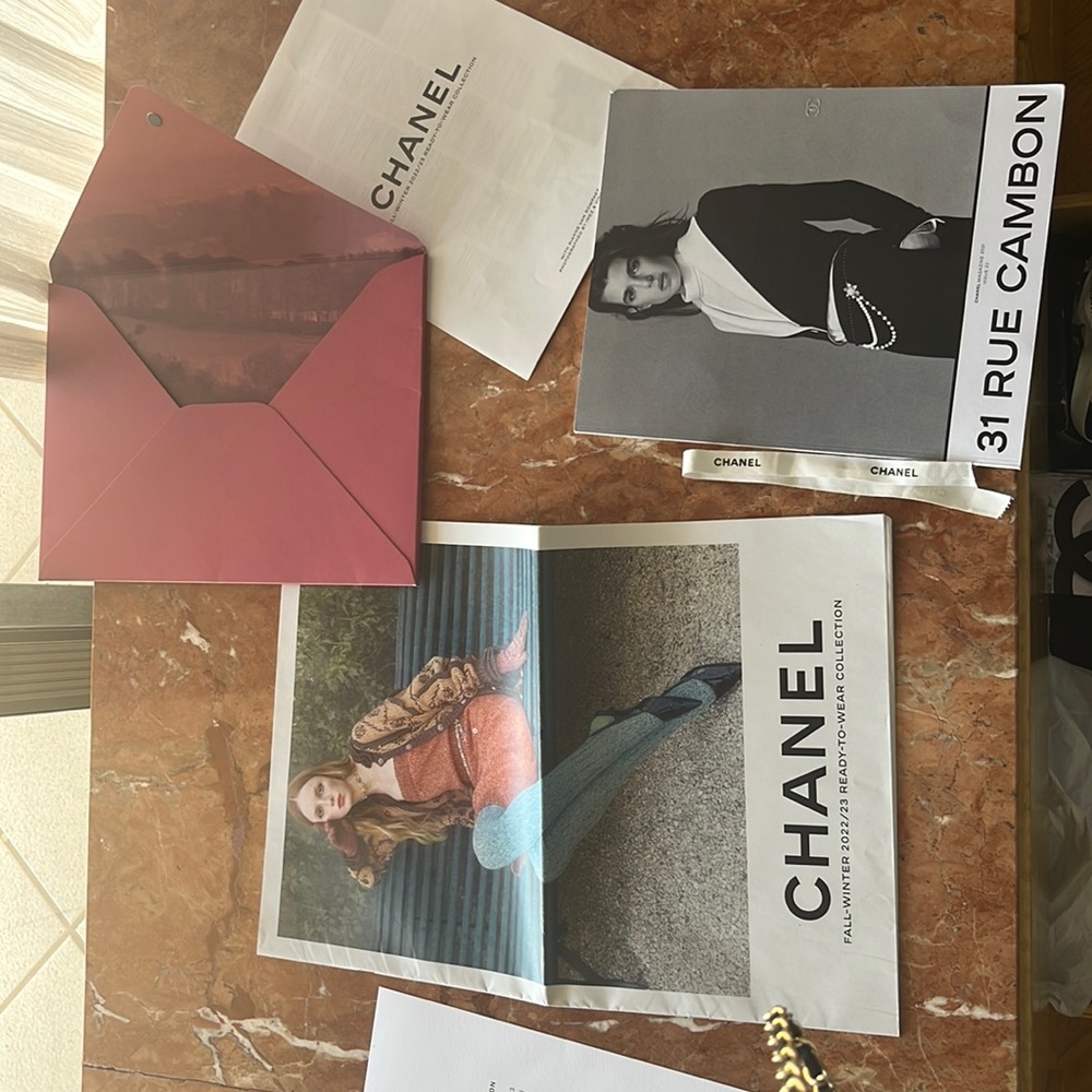 Chanel collection 2 22,23 poster or frame it catalogs Lots of ideas get creative